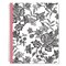 Blue Sky 11 in. x 8.5 in. 12-Month (Jul 2025-Jun 2026) Analeis Create-Your-Own Cover Weekly/Monthly Planner - White/Black/Coral